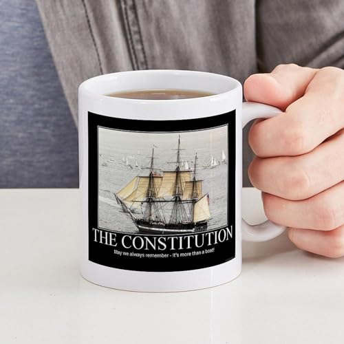 Taza de cerámica CafePress 11 oz blanca miniatura 6
