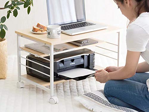 Image of InnoFur Meleti Low-Type Floor Sitting Table, Multi-Utility Desk, Study, Laptop for Home and Office (Beige, 65x40CM, Metal)