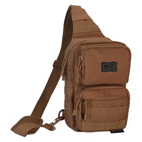 Evolution Outdoor Shoulder Sling Pack, Tactical Bag, Polyester, Padded Shoulder Strap, 51316-EV