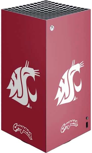 Skinit Decal Gaming Skin Compatible with Xbox Series X Digital Edition Console - Officially Licensed Washington State University WSU Cougars Design