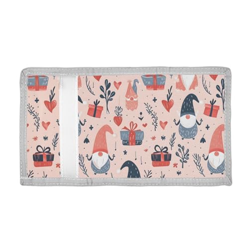 ALAZA Kids Wallets for Boys Girls Toddler Trifold Wallet Children Small Gnomes and Gifts with Zipper Coin Pocket2