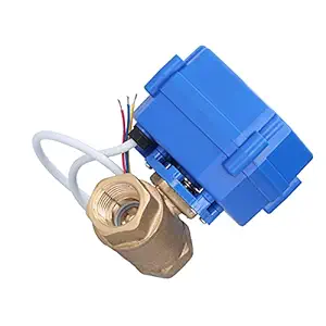 Motorized Valve, Brass Electric Ball Valves DC12V Hydraulic Equipment CR02 for Factory for Electrician