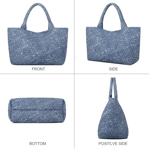 Image of Queenoris Shoulder Bags for Women, Fashion Purses and Handbags Top Handle Vegan Leather Shopper Satchel Large Travel Tote Bag | TOP HANDLE