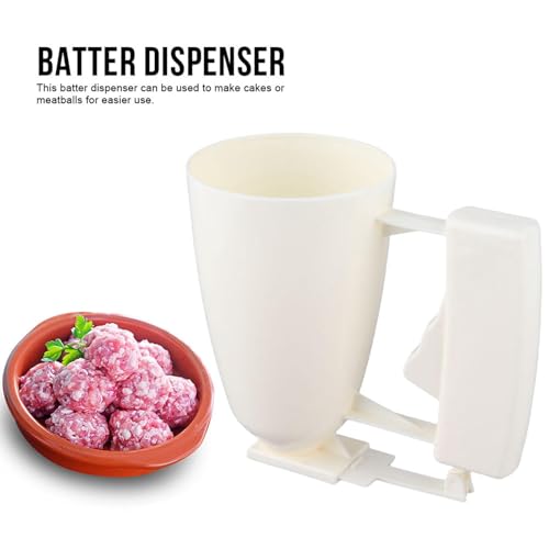 Pancake & Cupcake Batter Dispenser Kitchen Batter Dispenser Baking Tool with Squeeze Handle for Waffles Muffin Mix Crepes Cake Meatball Takoyaki Maker Pour Food Gadget - Image 5