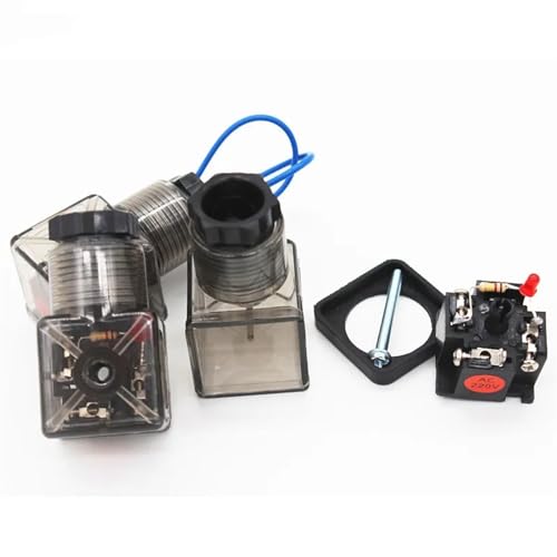 Bobine d'électrovanne pneumatique DC 12V noire pour distributeur - 4