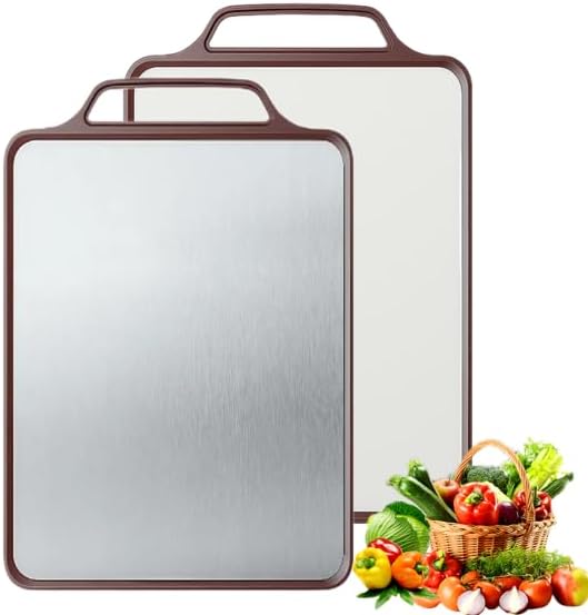 Titanium Cutting Board for Kitchen - Cutting Board Double Sided Food Grade for Meat Fruit & Vegetable