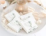  Gastgeschenk zur Taufe, Konfirmation, Kommunion, Firmung Personalisiert inkl. Blumensamen Eukalyptus Leaves