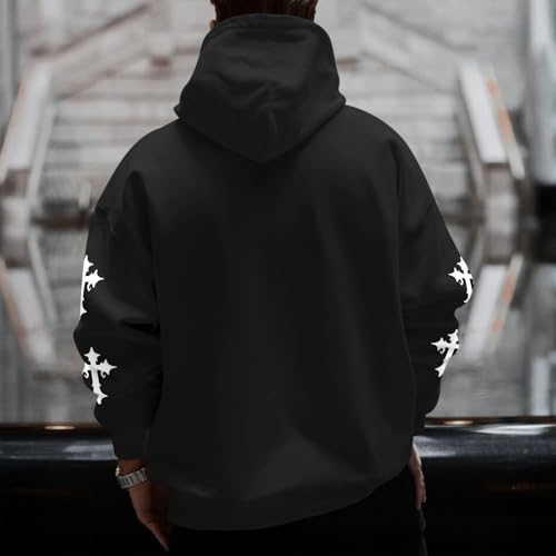 Christian Hoodies for Men Vintage Religious Faith Jesus Sweatshirts Cross Bible Verse Streetwear Hoodie Pullovers3