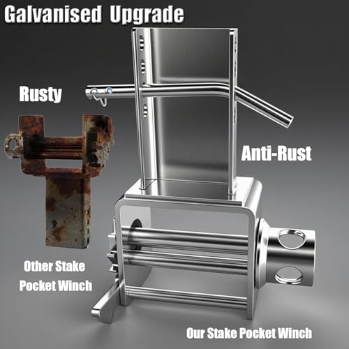 Winch de bolsillo para remolque, paquete de 2, 5400 lbs miniatura 4