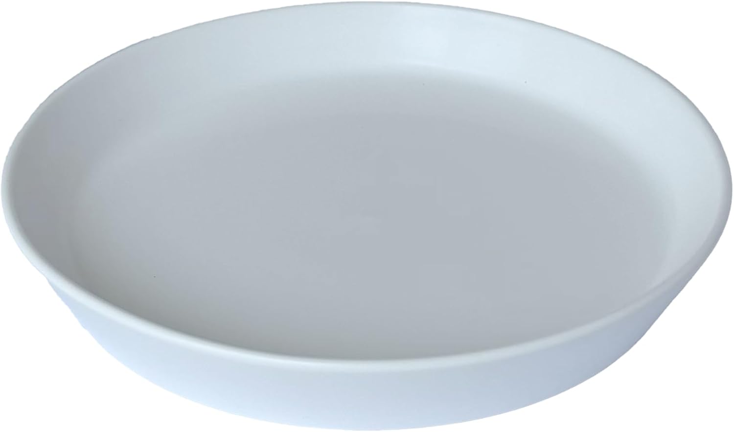 Plant Saucer White Ceramic Deep Pot Tray - 1 Pack 11.5 inch, Planter Saucers Water Drip Trays for Indoors Outdoor, Thick Durable Sturdy Flower Pot Saucers for Glazing Pots Base, More Sizes 4-15 inch 12" (1 Pack) White