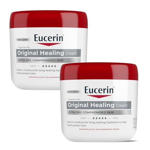 Eucerin Original Healing Cream, Unscented Body Cream for Extremel...