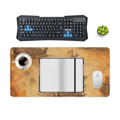 Protector de Escritorio FekiLoot de Caucho Blanco 30x60 cm miniatura 4
