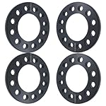 AQPYITYZ-4-pcS-12-Flat-Wheel-Spacers-6x45-Fits-Forged-Billet-Black-Enhances-your-driving-experience