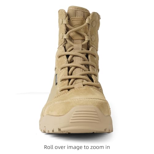 Yellowolf Women'S Lightweight Tactical Combat Boots Military Work Boots For Women 6 Inch Army Desert Boots,Tan 9 thumb #6