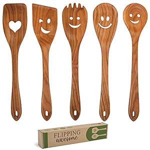 Spatola Set Legno Di Ciliegio Spurtle Forniture Cast Raschietto Cucchiai In Legno Per Cucinare Sorriso Coocking Utensile Multiuso