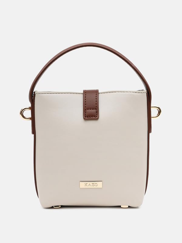 Image of Kazo Bag Structured Shoulder Handbag | Premium Faux Leather Purse