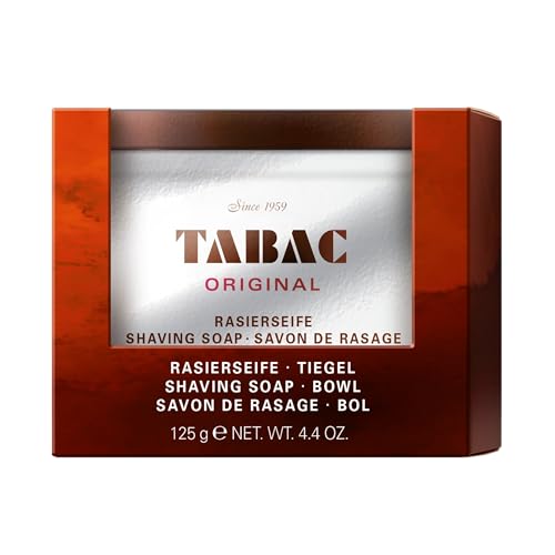 Tabac® Original | Jabón de afeitar en tarro - permite un afeitado ligero y profundo - Original desde 1959 | 125 g