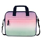 Choco Mocha 12.5 Inch Kids Tablet Sleeve Bag for Girls, Kids Tablet Carrying Case for Fire HD 10, Fire 7, Fire HD 8, Fire 10 Tablet, Kindle Kids Edition, Apple iPad, Glitter, Rainbow