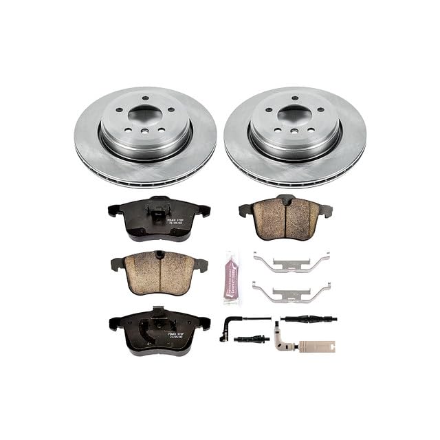 Image of PowerStop Rear Brake Kit for BMW 525i 2004-07 |528i 2008-09 |530i 2004-07 - Z17 Ceramic Brake Pads & Disc Rotors Replacement, KOE5361