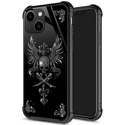 ZHEGAILIAN for iPhone 14 Plus Case, Military-Grade Protection, All-Around Shockproof Corners, Anti-Scratch Phone Case for iPhone 14 Plus - Diamond Skull