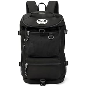 Jycolofex Sportfan Rucksack B-Schwarz 15,6-Zoll