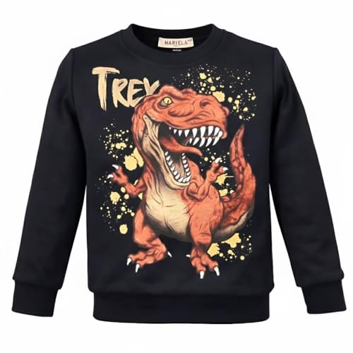 Pull d'hiver dinosaure idéal pour l'école et les jeux