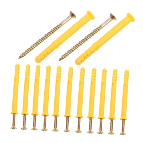Sewroro 20 Piezas Kit de Anclajes de Expansión y Tornillos de Acero Inoxidable para Paneles Tacos de Plástico Resistentes Instalación Rápida para Montaje Paredes Huecas y Drywall