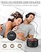Imagen de HOMGEN Máquina de Ruido Blanco para Adultos y Bebés Máquina de Sonido con Luz Nocturna y 30 Sonidos Relajantes White Noise Machine Baby Portátil con Función de Memoria y Recargable por USB