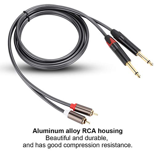 Mono Plu Adapter Cable, Stereo Jack Interconnect Cable miniatura 5