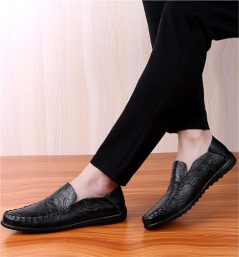 Men's Venetian Loafers Solid Color Simple Backless Vegan Leather Anti-Slip Flexible Lightweight Party Slip On Shoes2