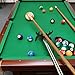 Aphohome Retractable Billiard Cue Bridge Stick with Plastic Head, 7 Shooting Positions Pool Cue Accessory for Snooker, Extends 35cm-150cm (14
