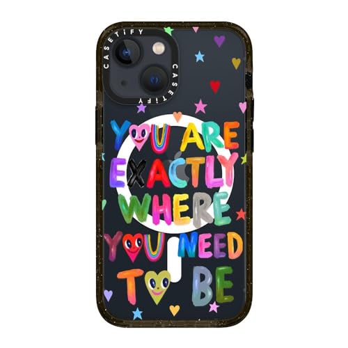 Coque iPhone 13 Mini CASETiFY noire pour sécuriser vos déplacements