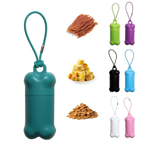 Yvnicll Portable Dog Treat Pouch for Pet Training, Mini Treat Holder Small Dog Treat Bag and...