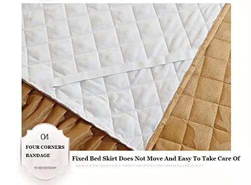 Amazon｜ベッドスカート＆貴族クイーン/キングダブルラップベッド