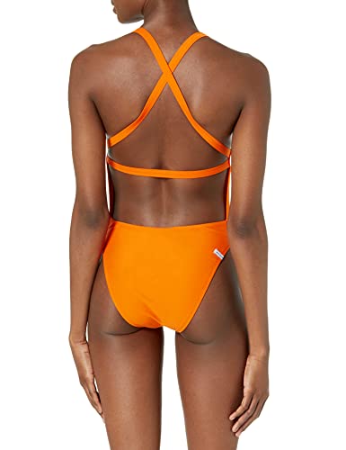 Image of Body Glove Women's Standard Smoothies Electra Solid One Piece Swimsuit with Strappy Back Detail