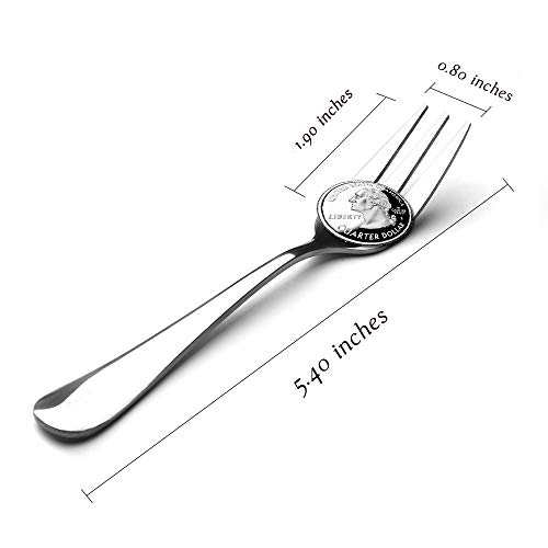 Snamonkia 5.4-12 Appetizer Small Forks Set Of 12, 5.4 Inches, Dessert Forks Stainless Steel thumb #1