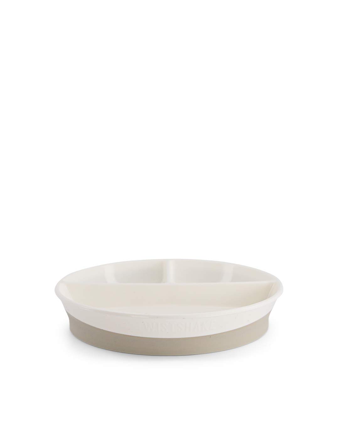 Twistshake Assiette Bébé Avec Couvercle Hermétique - Sans BPA, Gris