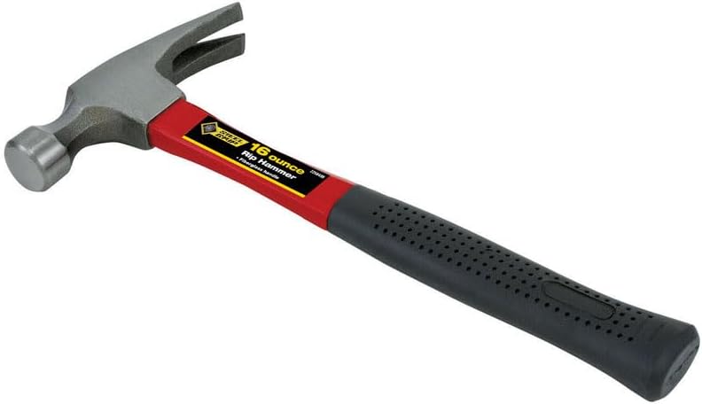 Steel Grip 16 oz. Rip Claw Hammer Forged Steel Head Fiberglass Handle 11.5 in. L
