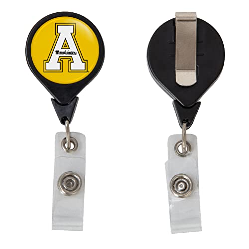 Desert Cactus Appalachian State University Retractable Badge Holder ASU ID Reel with Ticket Clip for Lanyard, Work, School & Office Access