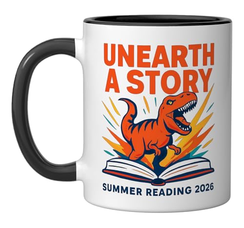 Taza cerámica Dinosaurio 11 oz Black/White miniatura 1