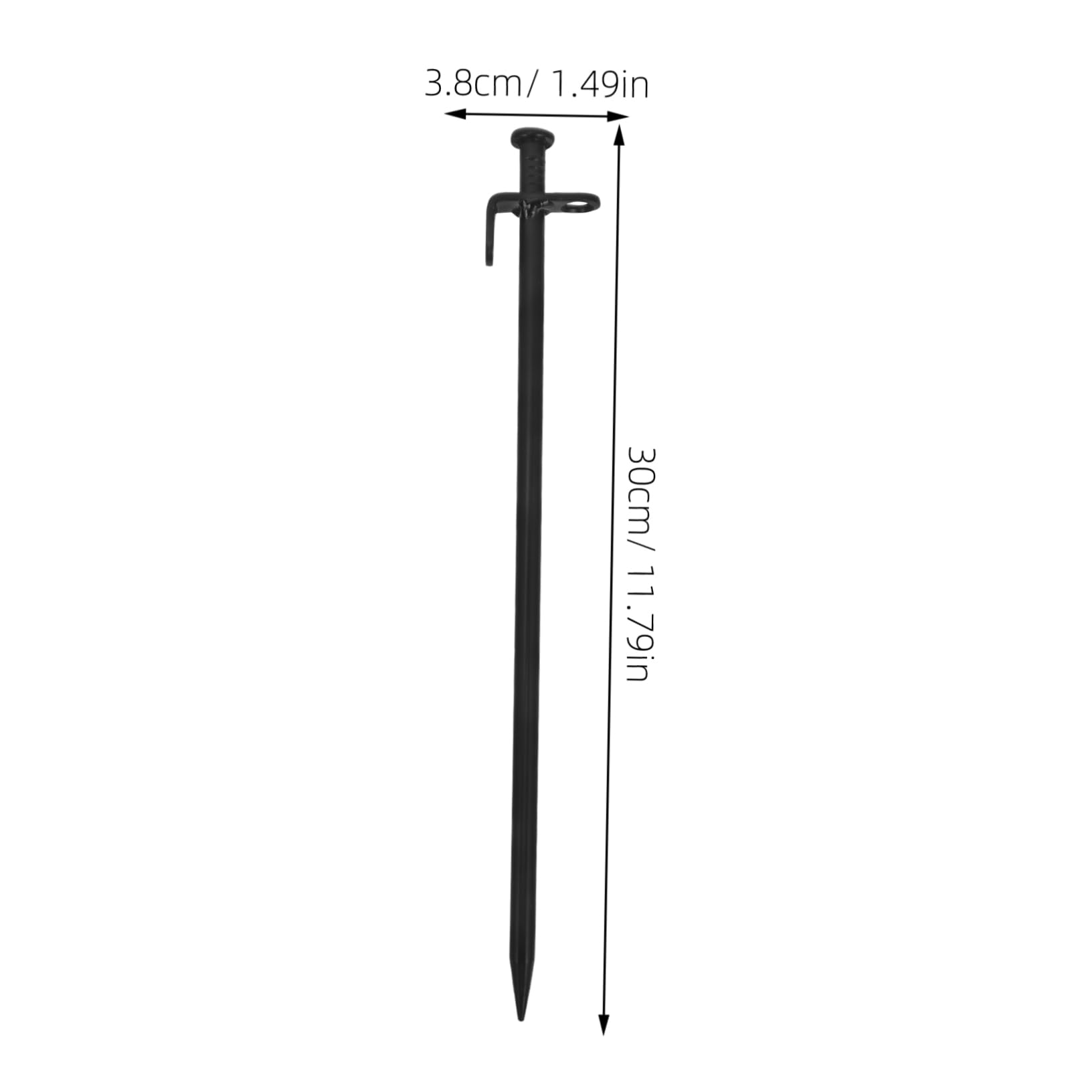 VICASKY Kit D'ancrages D'arbres Étai d'arbre pour Jardin Extérieur Complet Comprenant 3 Attaches Piquets 3 Tuteurs en Fer et 3 Câbles de Soutien