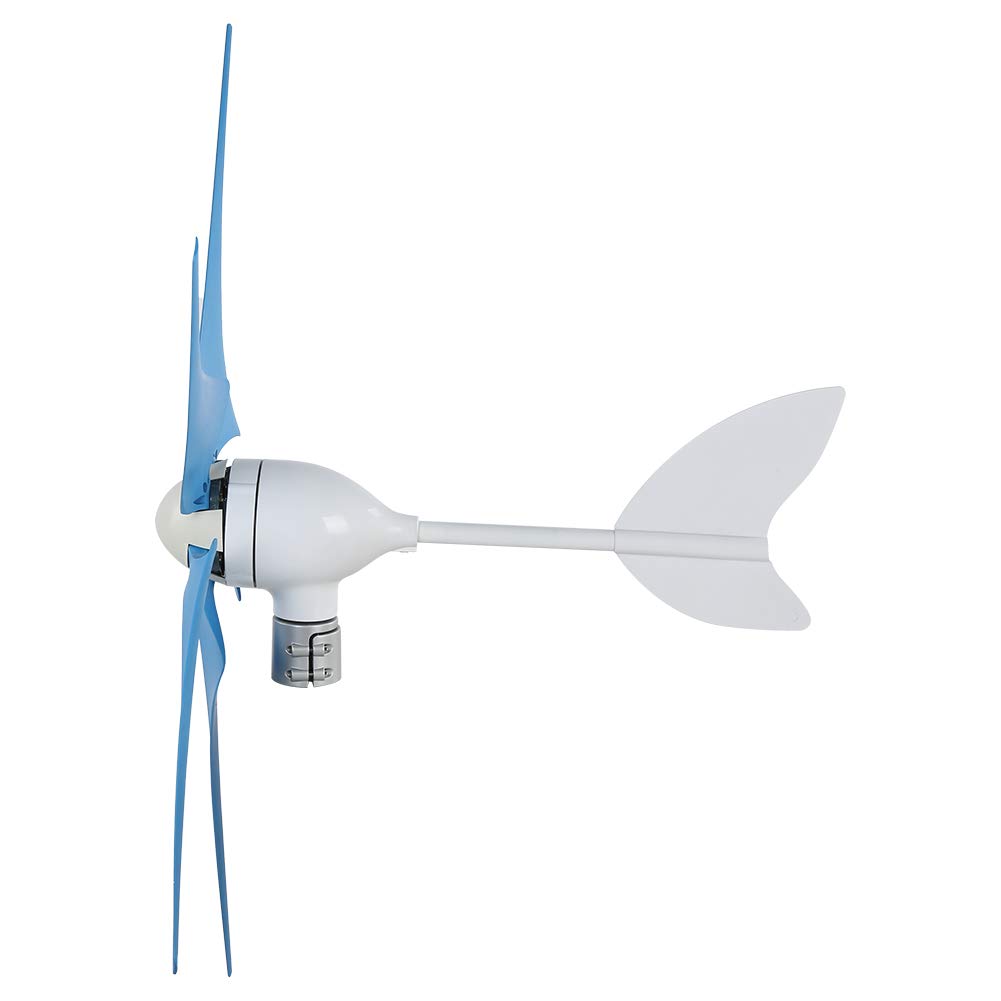 FTVOGUE Kit Generatore Eolico 5 Pale con Controller 100 W DC 24 V Utilizzo Elevato di Energia Eolica Bassa velocità di Avvio per Lampioni Fuori Rete Uso di Energia Esterna (DC24V)