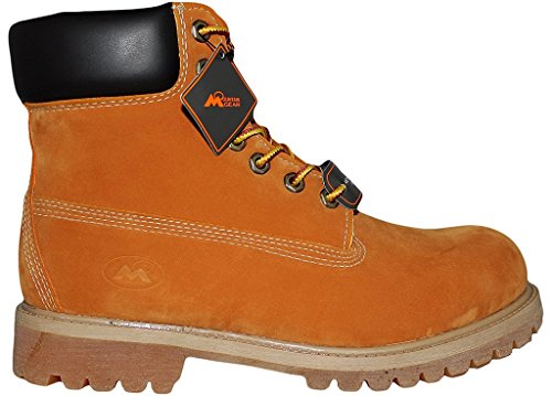 Trekker MG-BOOTS Boy's MID 6 INCH Boots - Wheat - 6.53