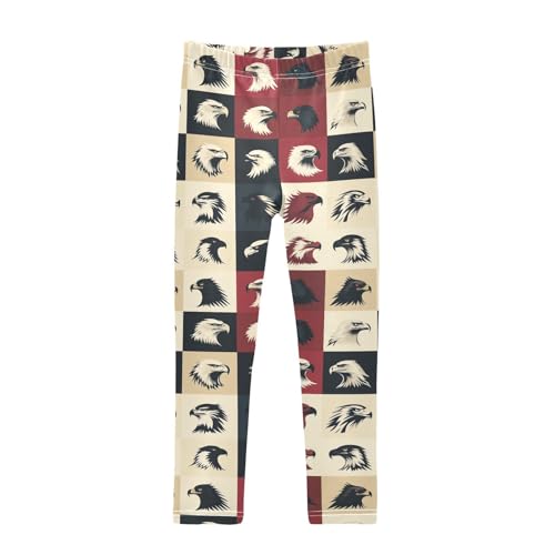Girls Leggings Falcon Silhouette Toddler Girls Clothes Leggings for Girls Toddler Girls Leggings 3-4T