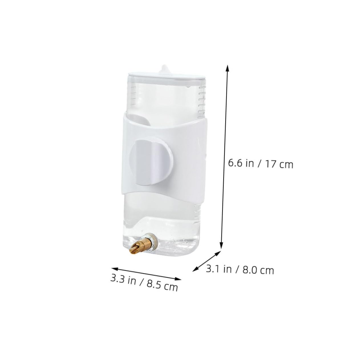 BESPORTBLE 3pezzi Dispenser Automatico Per Uccelli Alimentatore Capacità Per Pappagalli e Colombe Facile Da Utilizzare e Sicuro Accessorio Per Gabbia Uccelli