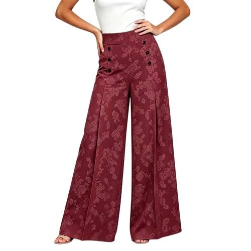 Pantalon hawaïen fluide idéal pour les vacances à la plage et loisirs