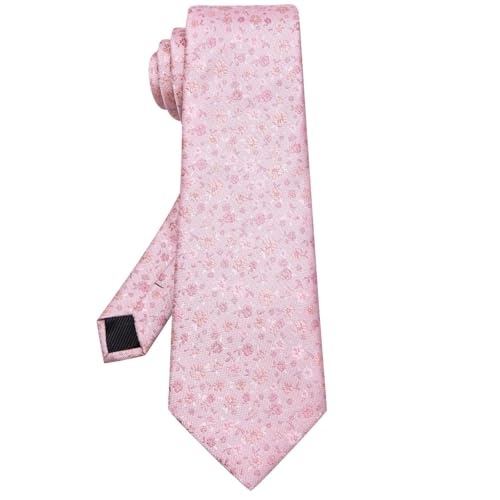 Image of Hi-Tie 63 inches Striped Paisley Extra Long Ties for Men Silk Necktie with Lapel Pin Tie Clip Big and Tall Men Formal Wedding