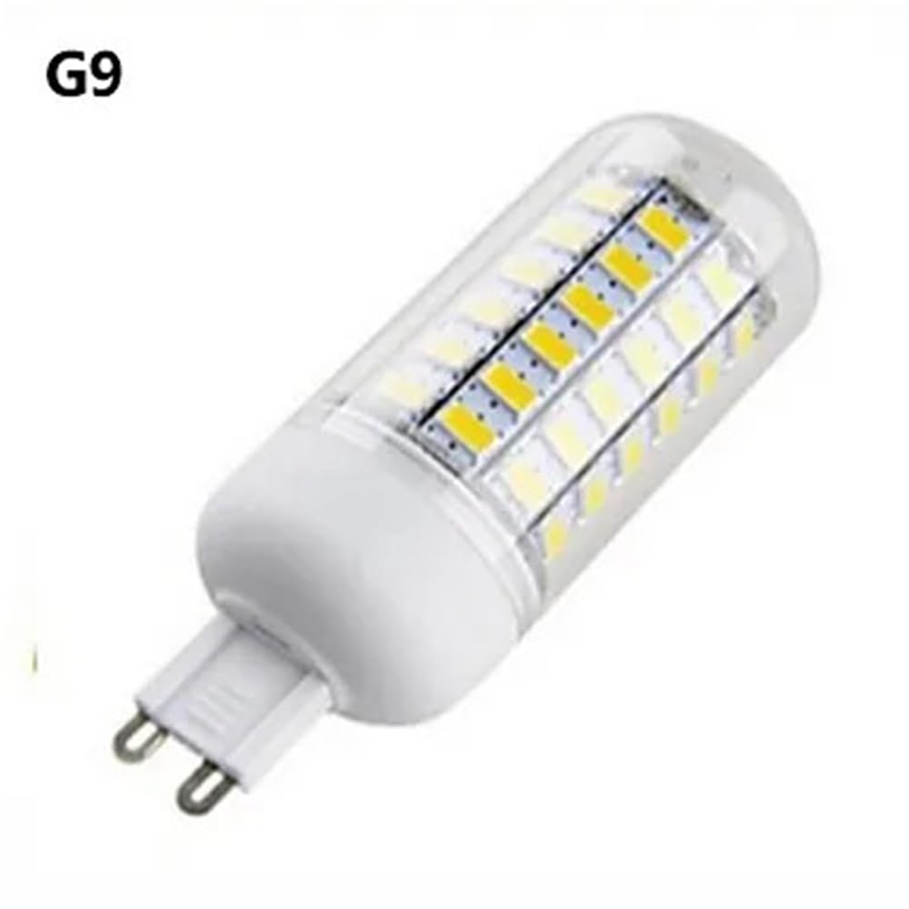 Illuminazione, Confezione da 5 lampadine a LED a Forma di Mais AC110V E14/GU10/G9/E27/B22 7W 69-SMD5730 Bianco Caldo/Bianco Freddo, lampadine per Uso Domestico
