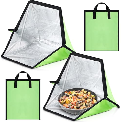 Teenyyou 2 Stück Solarofen Tragbarer Outdoor Solarkocher Solarkocher zum Kochen Mini...