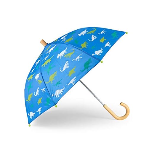 Hatley Boys' Little Printed Umbrellas, Dinosaur Menagerie, One Size
